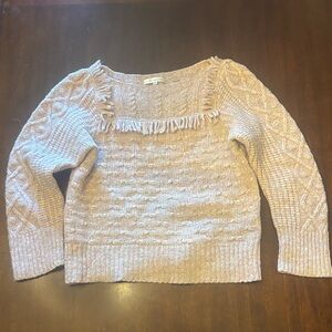 LoveShackFancy Mauve Alpaca Sweater